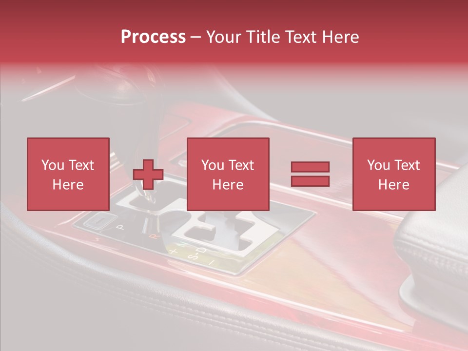 Red Move Shift PowerPoint Template