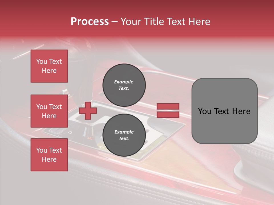 Red Move Shift PowerPoint Template