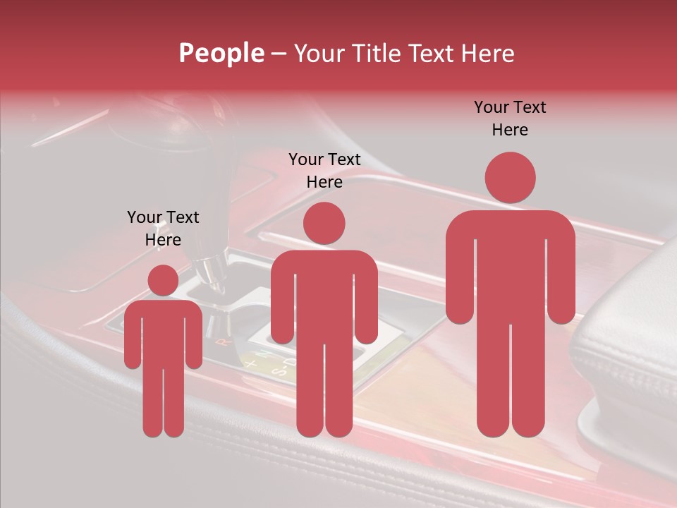 Red Move Shift PowerPoint Template