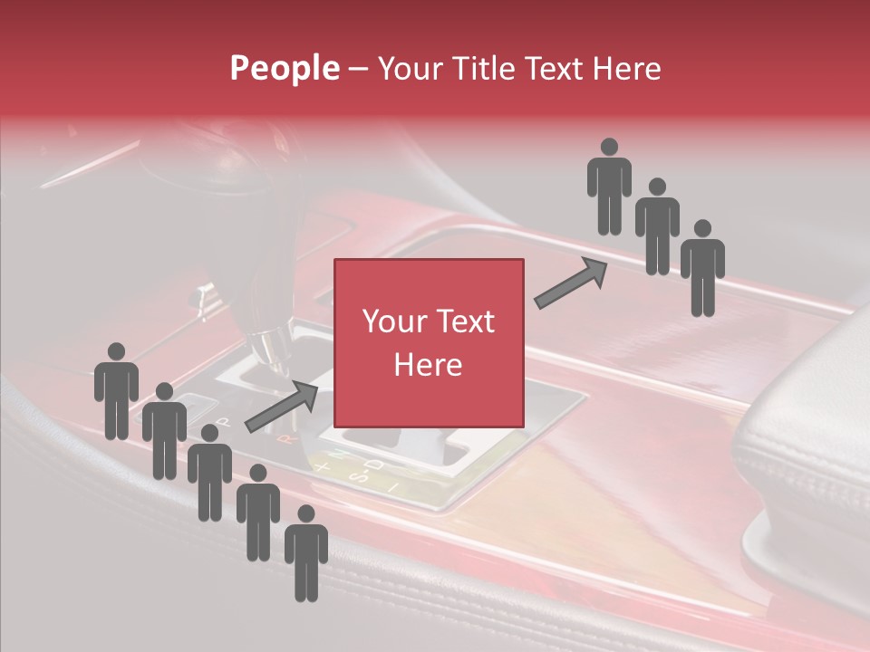 Red Move Shift PowerPoint Template