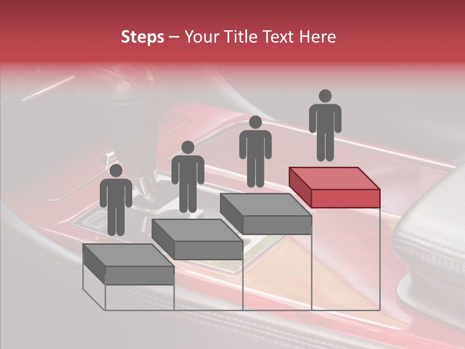 Red Move Shift PowerPoint Template