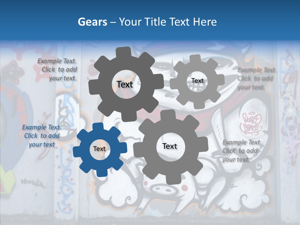 Devil Graf Paint PowerPoint Template