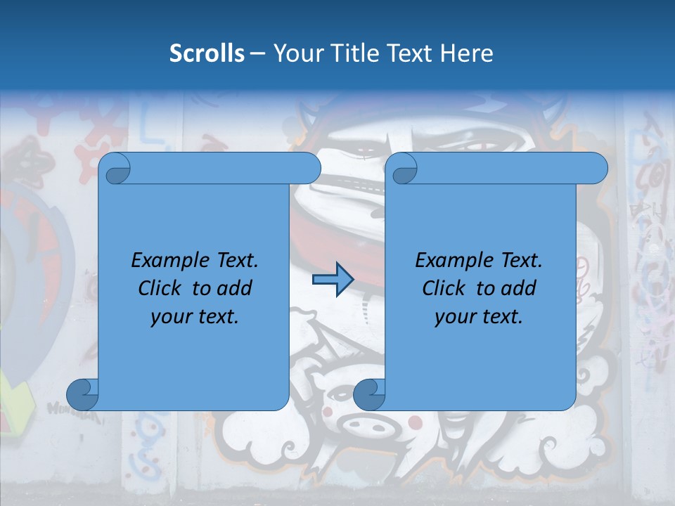 Devil Graf Paint PowerPoint Template