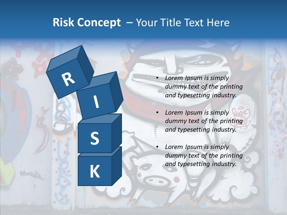 Devil Graf Paint PowerPoint Template