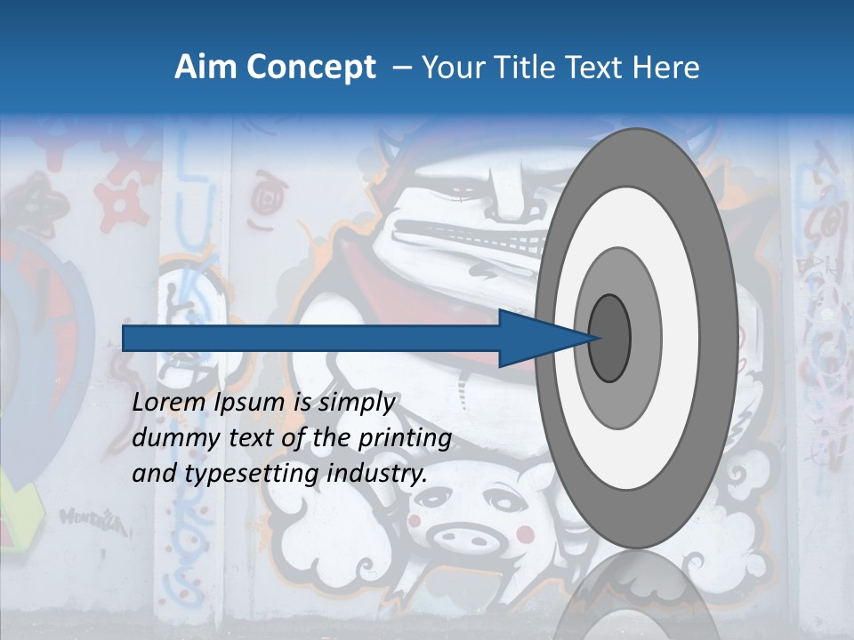 Devil Graf Paint PowerPoint Template