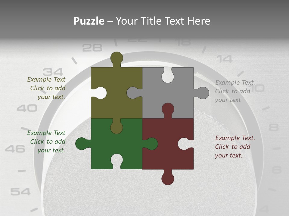 High Fidelity Tuning Console PowerPoint Template