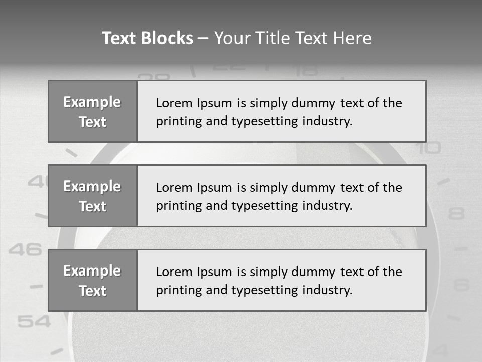 High Fidelity Tuning Console PowerPoint Template