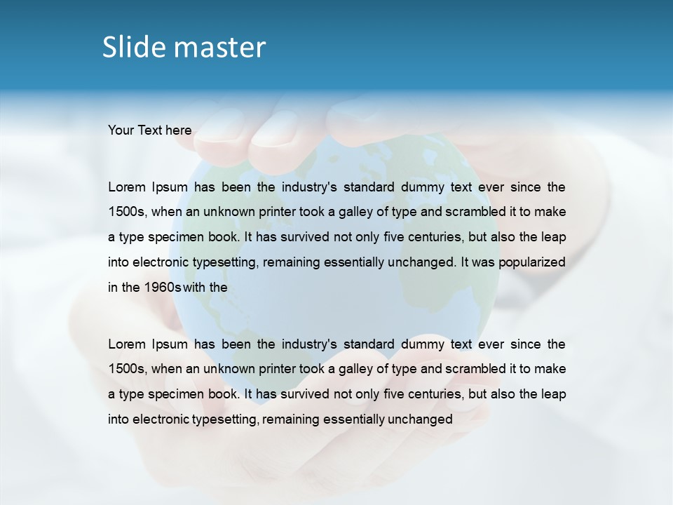 Travel Environment Trust PowerPoint Template