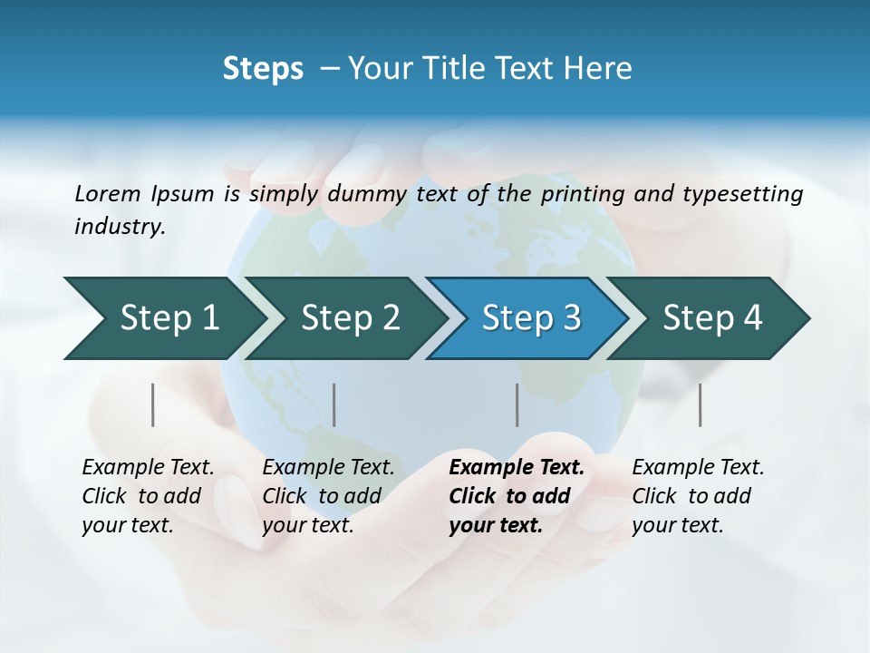 Travel Environment Trust PowerPoint Template