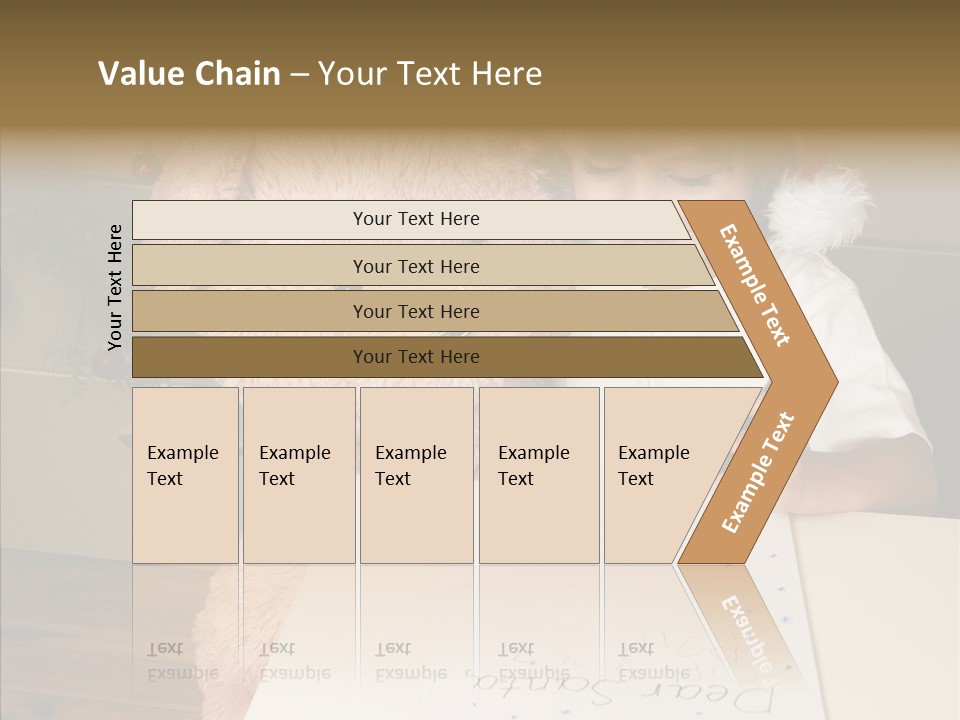 Winter Letter Children Only PowerPoint Template