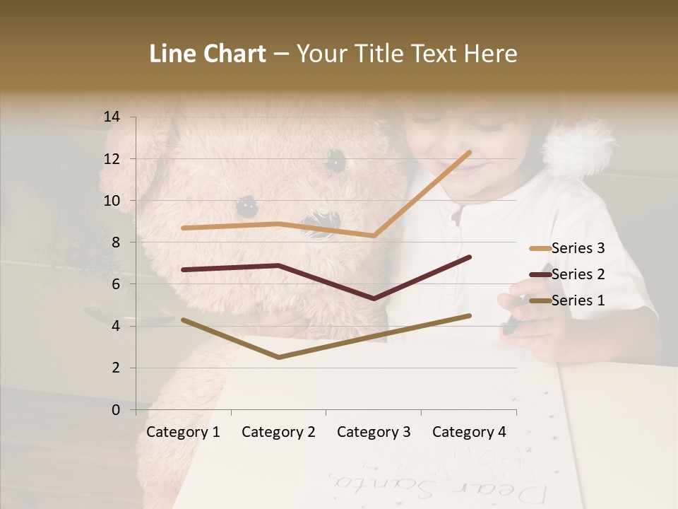 Winter Letter Children Only PowerPoint Template