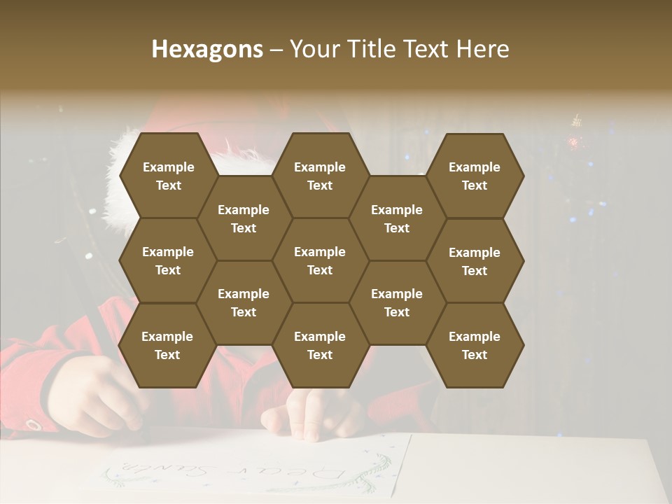 Looking Kid Bokeh PowerPoint Template