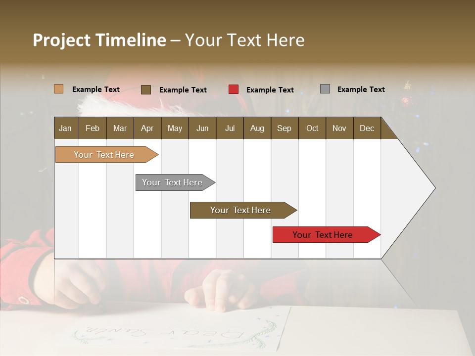 Looking Kid Bokeh PowerPoint Template