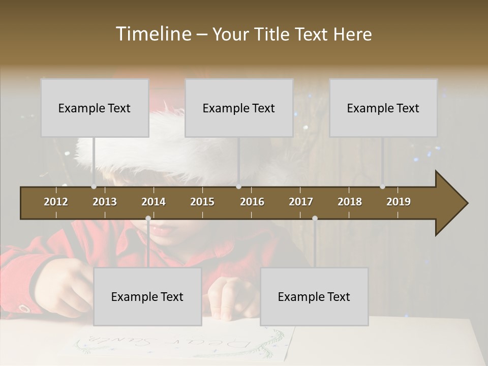 Looking Kid Bokeh PowerPoint Template