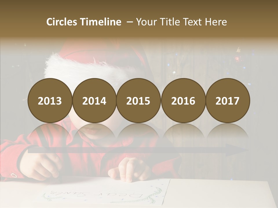 Looking Kid Bokeh PowerPoint Template