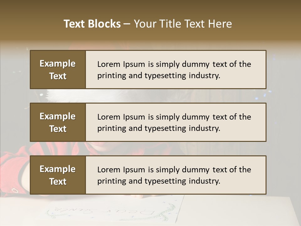 Looking Kid Bokeh PowerPoint Template