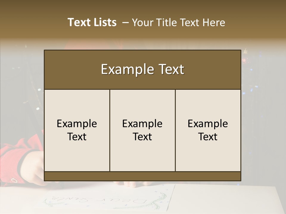 Looking Kid Bokeh PowerPoint Template