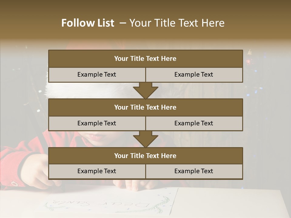 Looking Kid Bokeh PowerPoint Template