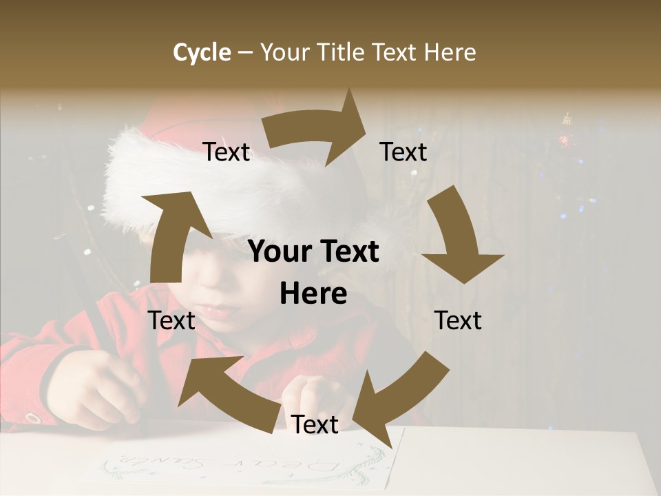 Looking Kid Bokeh PowerPoint Template