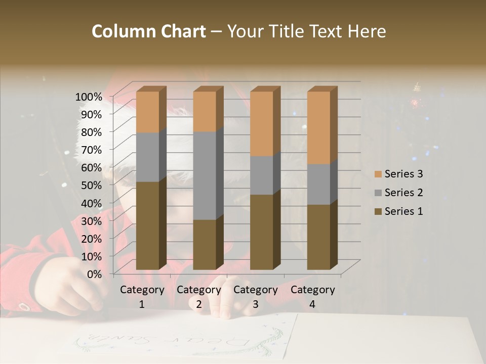 Looking Kid Bokeh PowerPoint Template