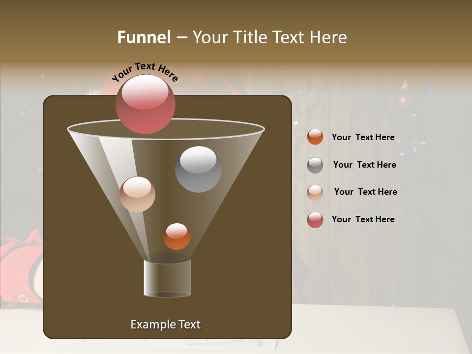 Looking Kid Bokeh PowerPoint Template