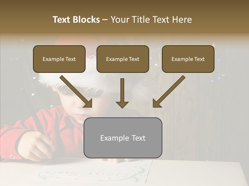 Looking Kid Bokeh PowerPoint Template