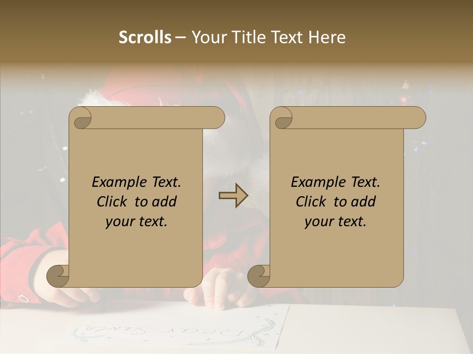 Looking Kid Bokeh PowerPoint Template