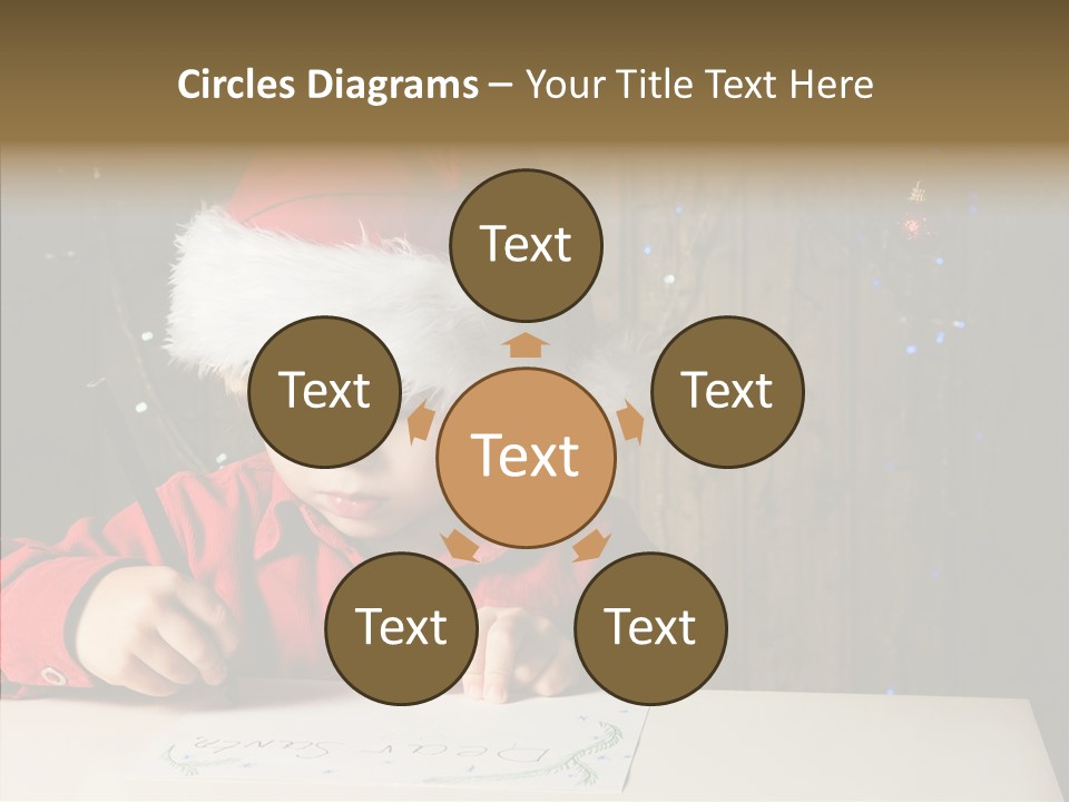 Looking Kid Bokeh PowerPoint Template