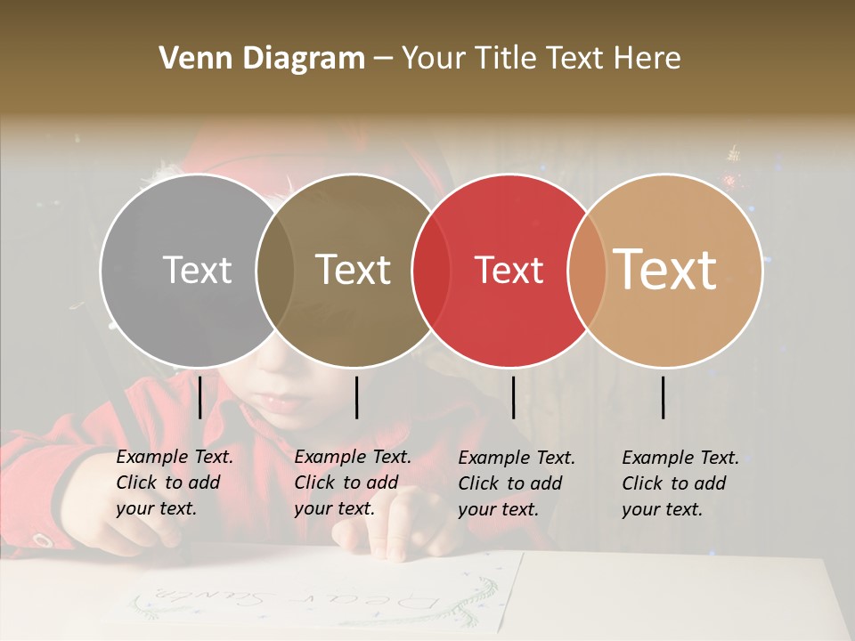 Looking Kid Bokeh PowerPoint Template