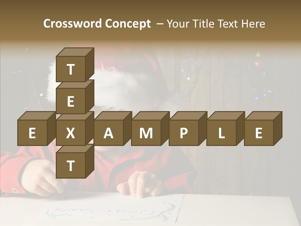 Looking Kid Bokeh PowerPoint Template