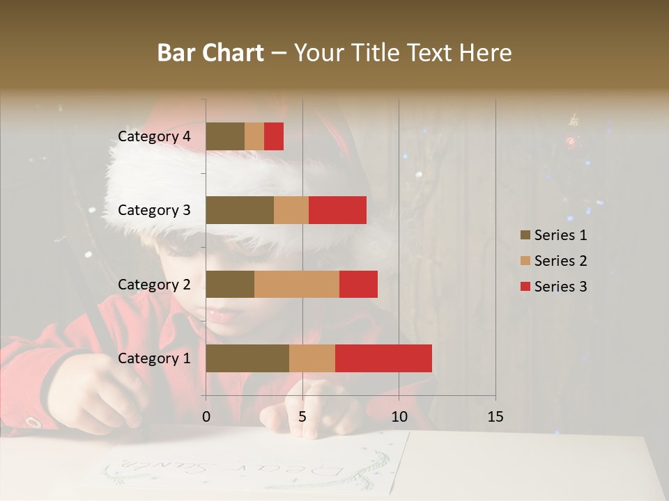 Looking Kid Bokeh PowerPoint Template