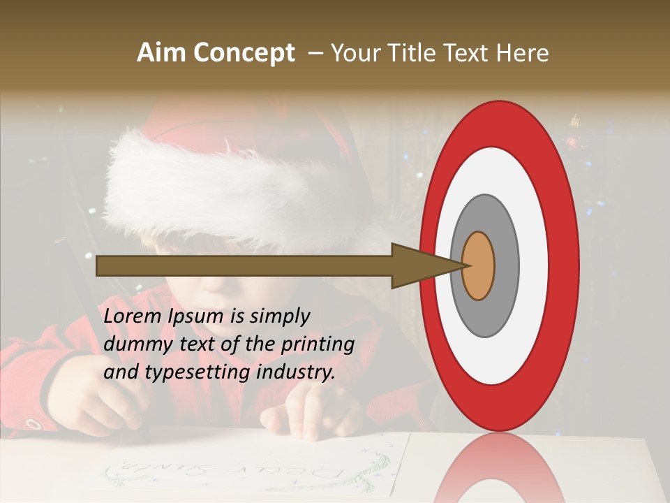 Looking Kid Bokeh PowerPoint Template