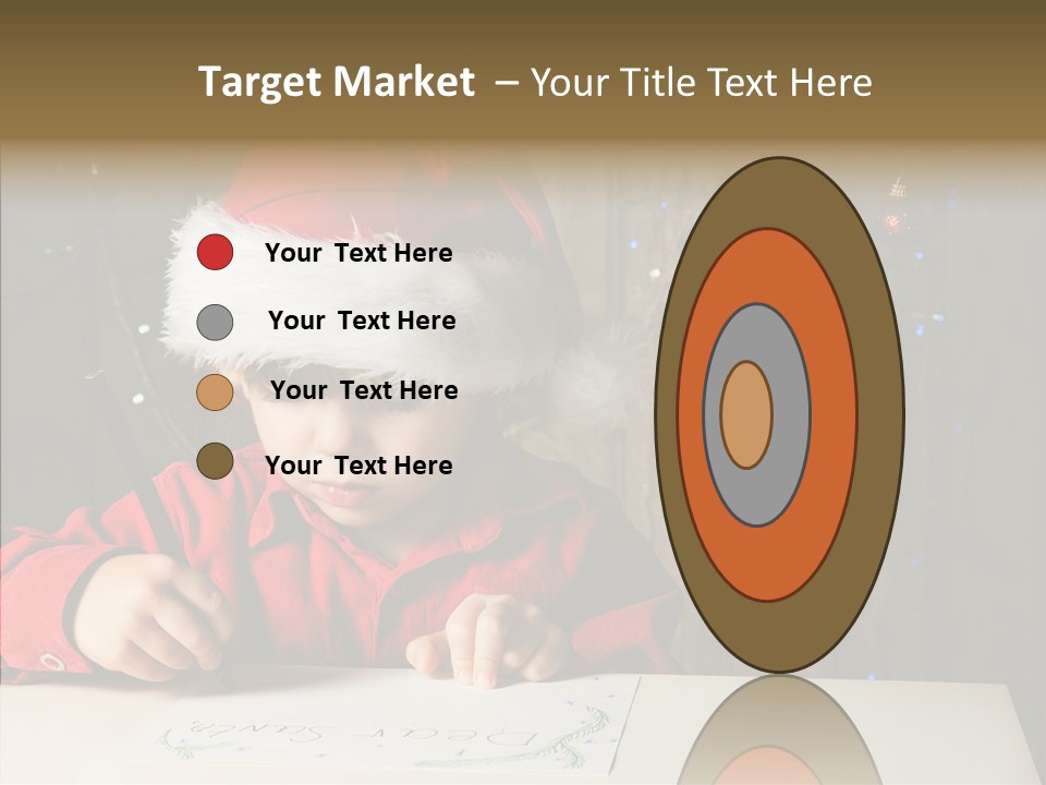 Looking Kid Bokeh PowerPoint Template