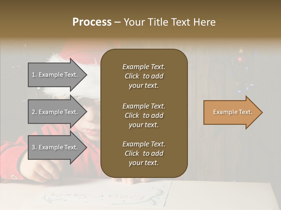Looking Kid Bokeh PowerPoint Template