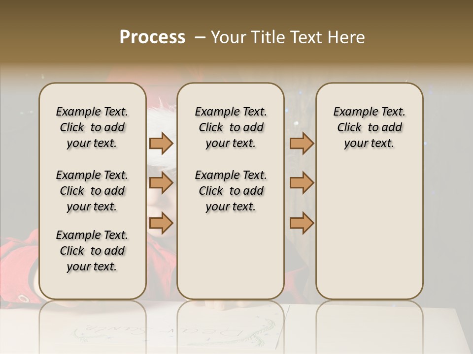 Looking Kid Bokeh PowerPoint Template