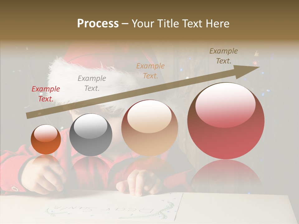 Looking Kid Bokeh PowerPoint Template