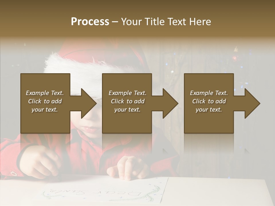 Looking Kid Bokeh PowerPoint Template