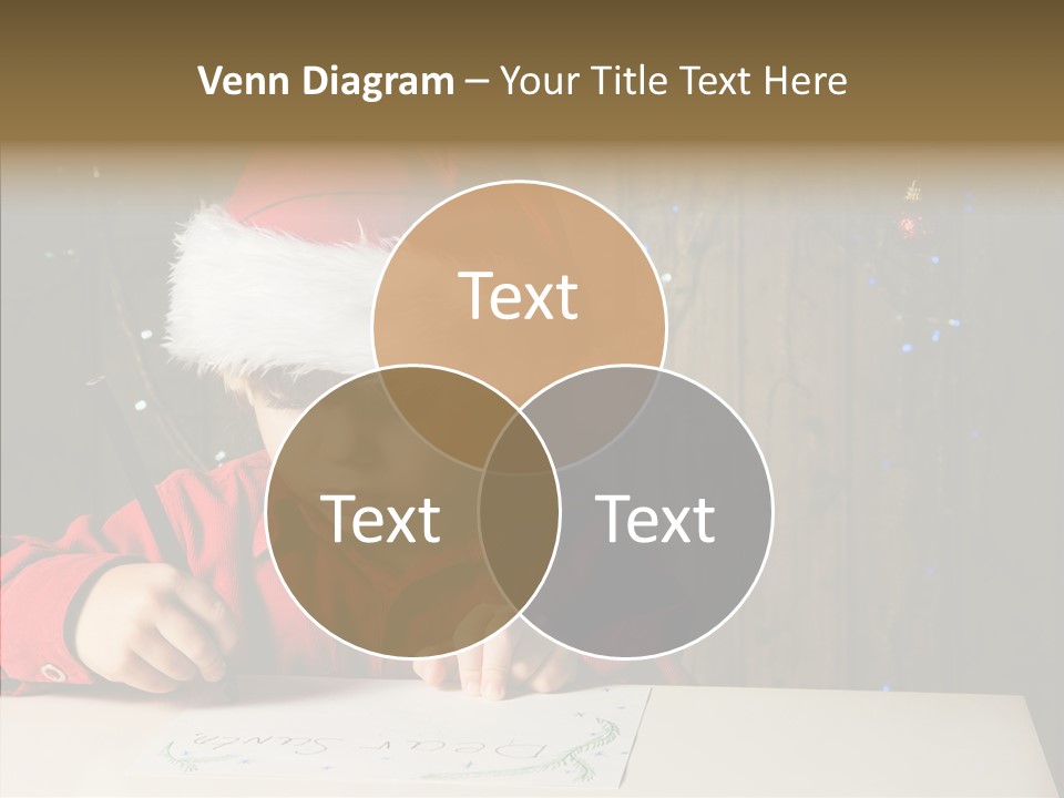 Looking Kid Bokeh PowerPoint Template