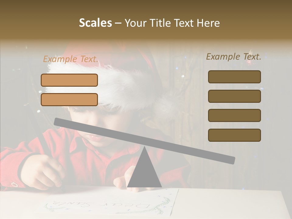 Looking Kid Bokeh PowerPoint Template