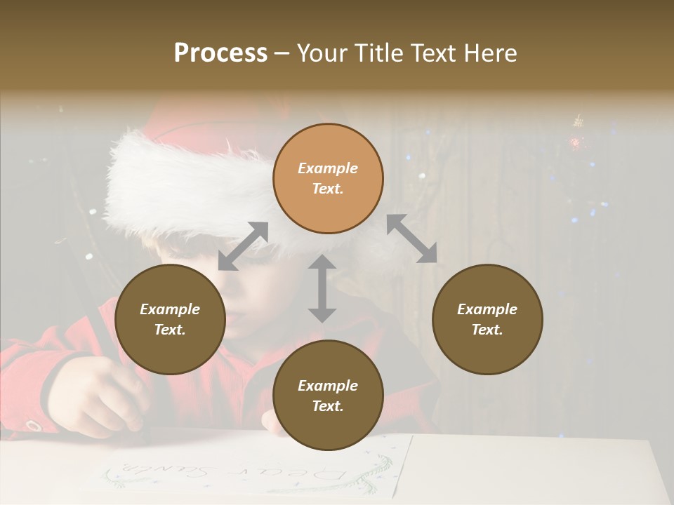 Looking Kid Bokeh PowerPoint Template