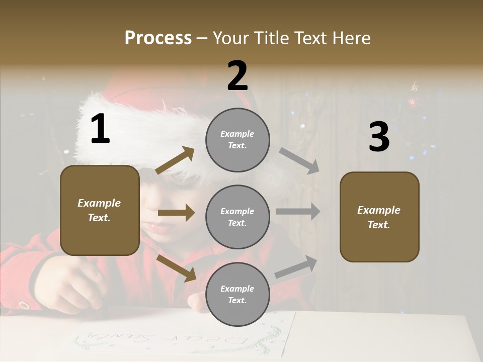Looking Kid Bokeh PowerPoint Template