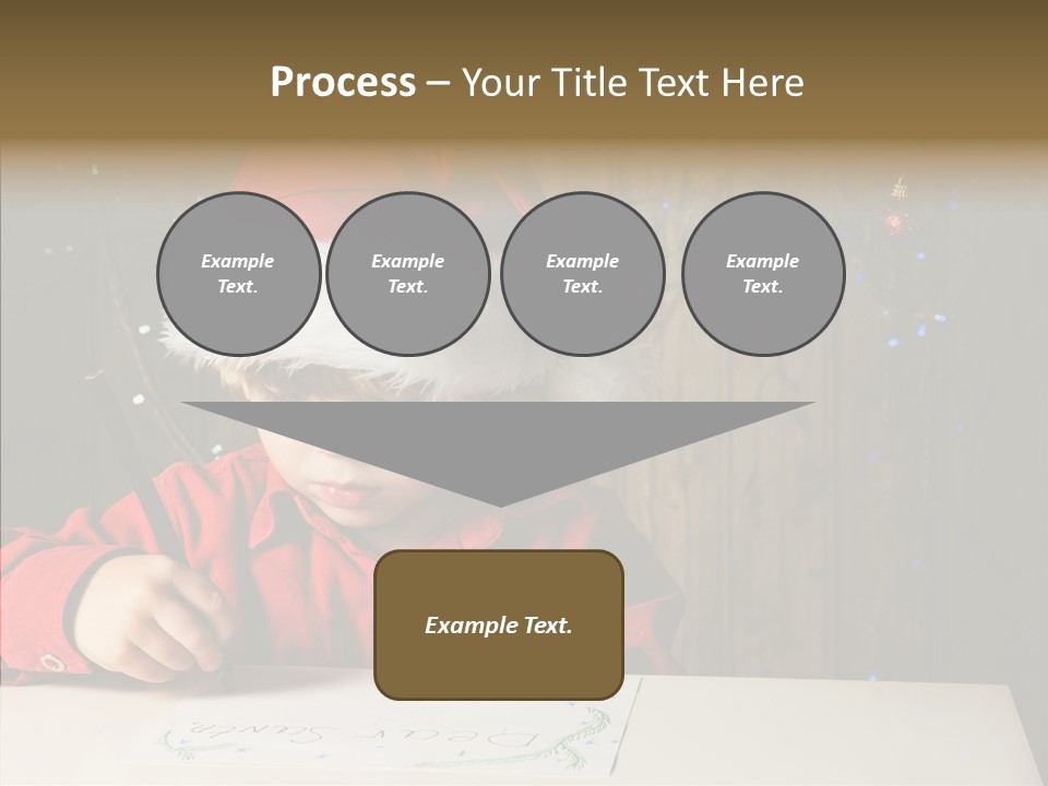 Looking Kid Bokeh PowerPoint Template