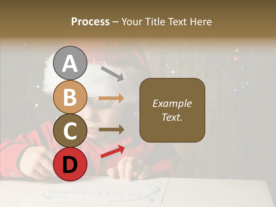 Looking Kid Bokeh PowerPoint Template