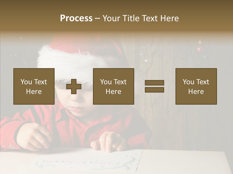 Looking Kid Bokeh PowerPoint Template