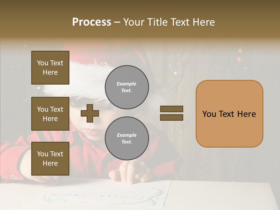 Looking Kid Bokeh PowerPoint Template