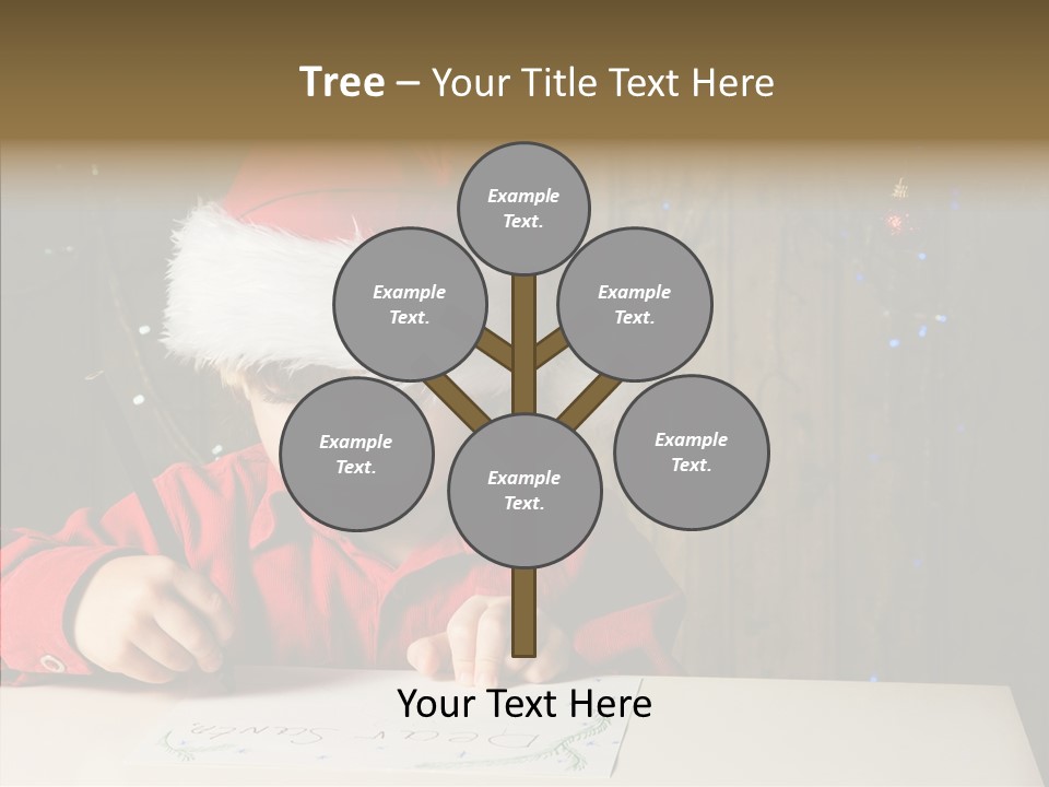 Looking Kid Bokeh PowerPoint Template