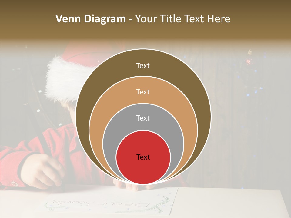 Looking Kid Bokeh PowerPoint Template