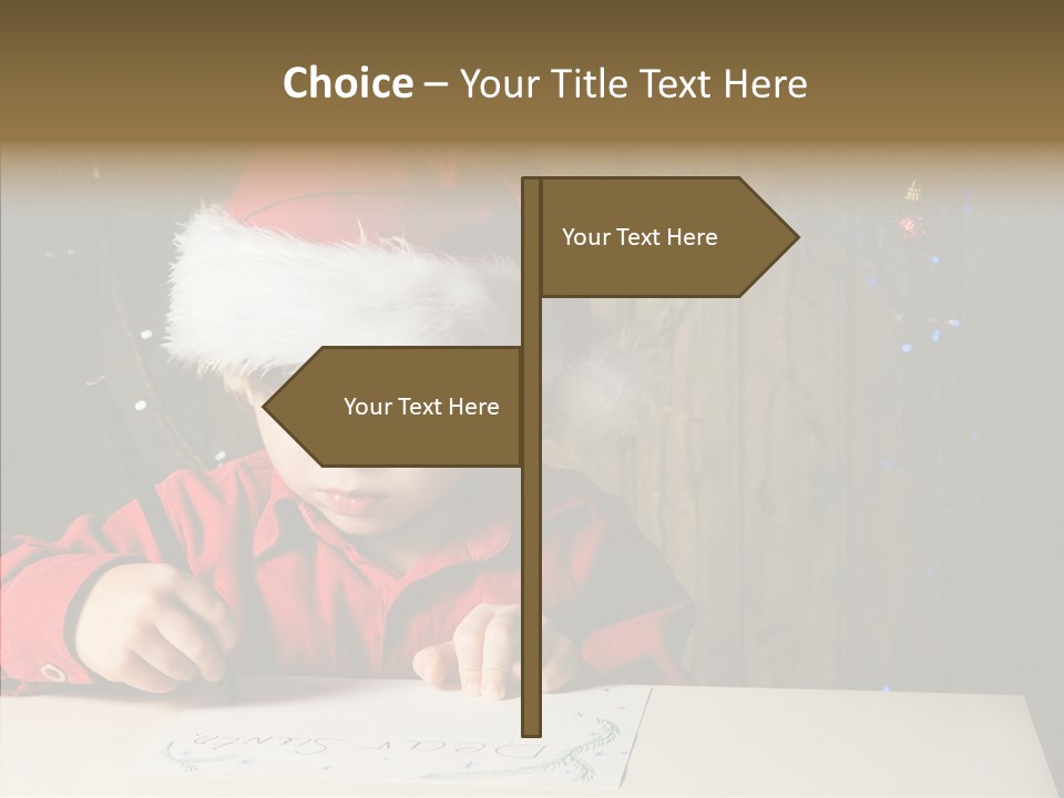 Looking Kid Bokeh PowerPoint Template