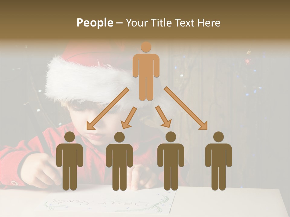 Looking Kid Bokeh PowerPoint Template