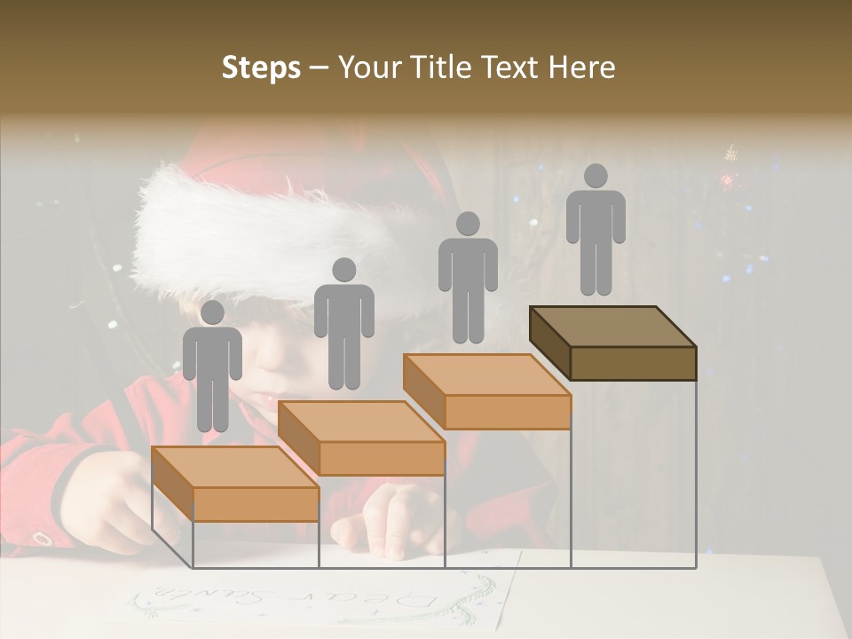 Looking Kid Bokeh PowerPoint Template